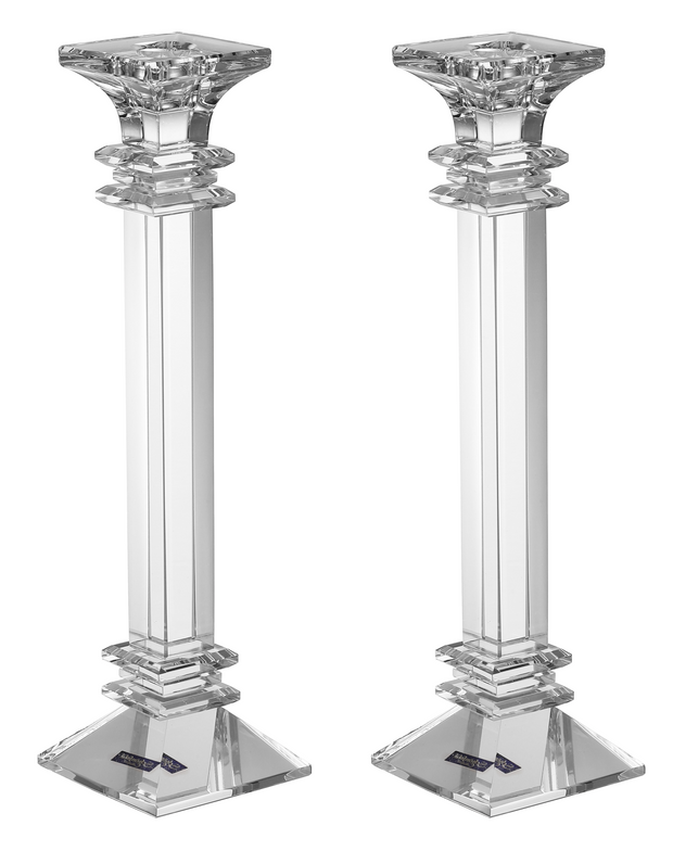 Set of Crystal Candelsticks  9.5"