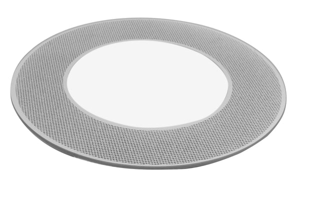 Silver Glitter Round Tray  - 13"