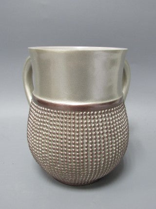 Polyresin washing Cup Pearl Silver Balls 5.5"