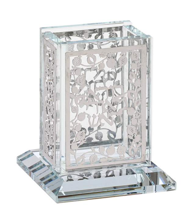 Crystal Havdalah Holder pomegranate