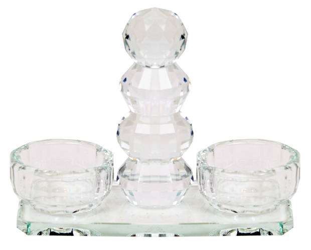 Salt & Pepper Holder Crystal