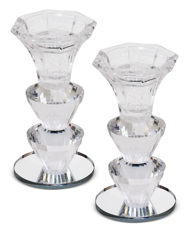 Crystal Candlestick 4.5"