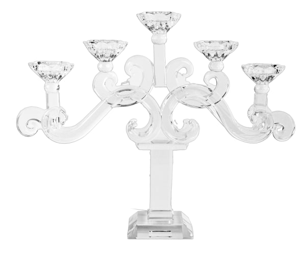 16" Crystal Candelabra - 5 Branch